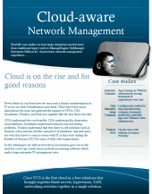 Cloud Aware Network Management - White Paper